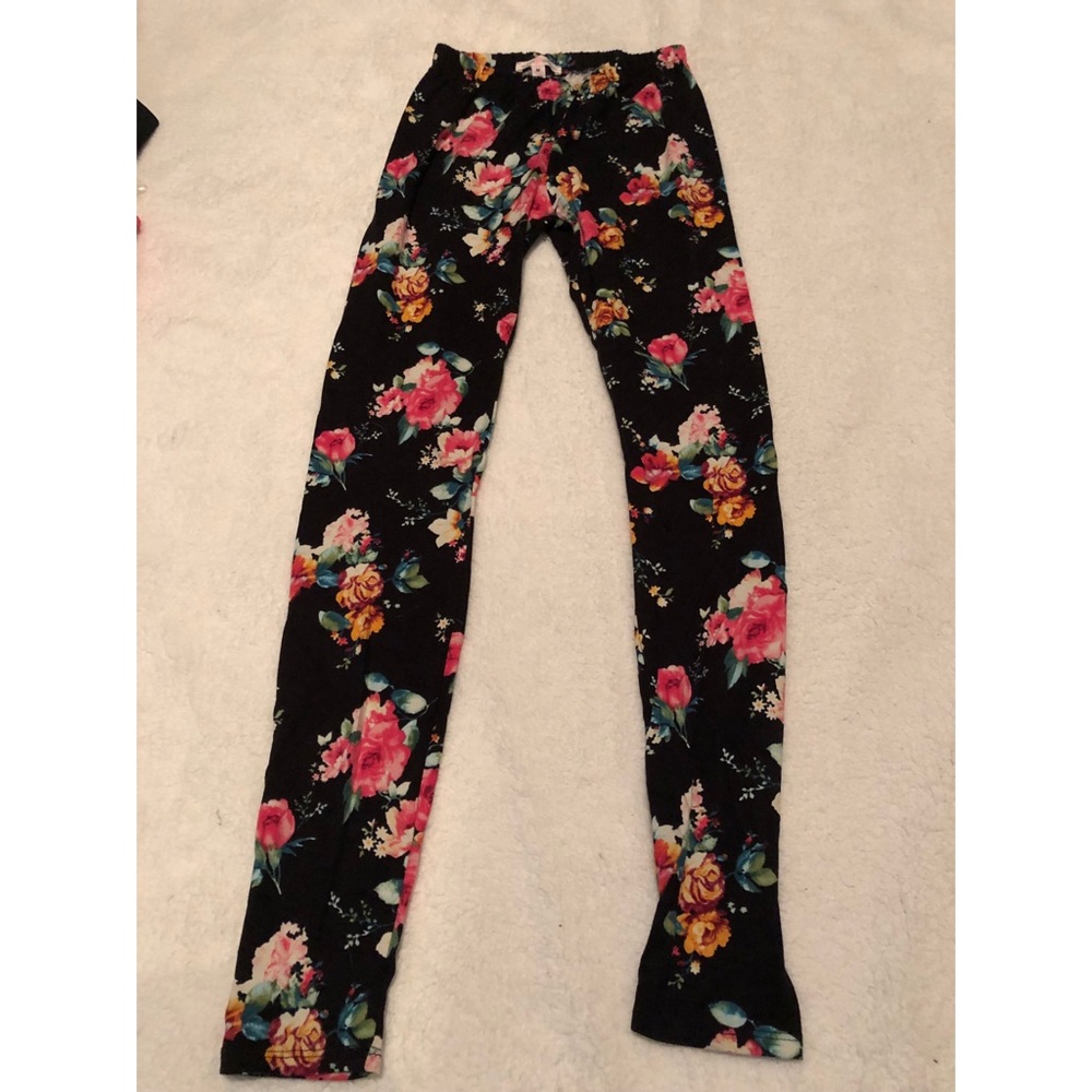 Floral leggings
